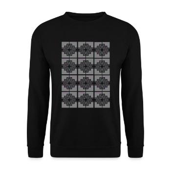 New Type - Unisex Sweatshirt - black - Front - Alina (178cm) & Michal (187cm)