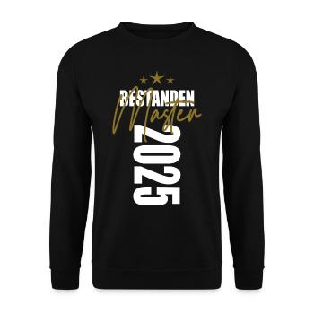 Master 2025 - Unisex Pullover - Schwarz - Vorne - Alina (178cm) & Michal (187cm)
