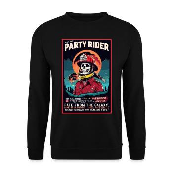CAVALIER FESTIF - Sweat-shirt Unisexe - noir - Devant - Alina (178cm) & Michal (187cm)