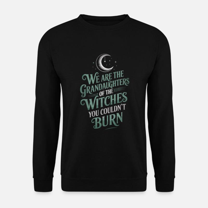 Hexen-Erbe: Unverbrannte Stärke - Unisex Pullover - Schwarz
