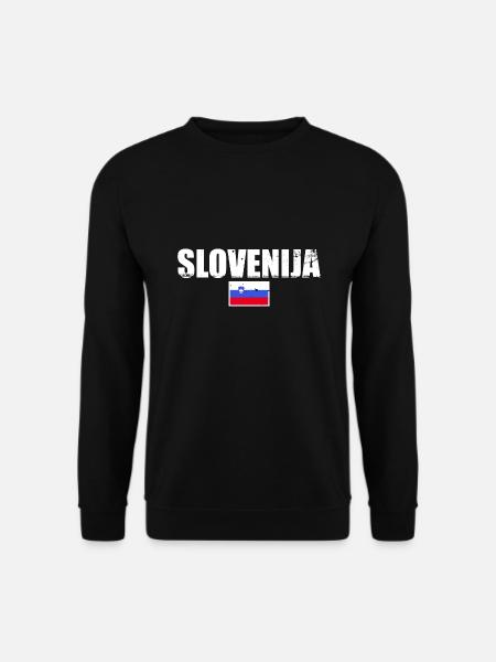 Slovénie Drapeau slovène Drapeau slovène Slovène - Sweat-shirt Unisexe - noir