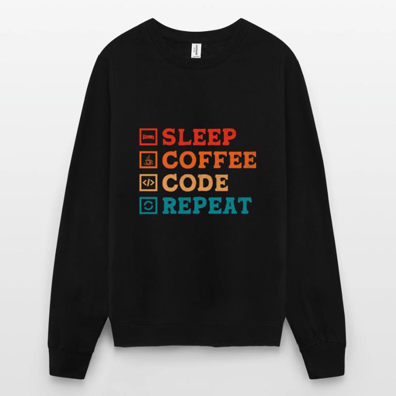 Coffee Coding Programmer Coder Developer Nerd Coff Unisex Sweatshirt