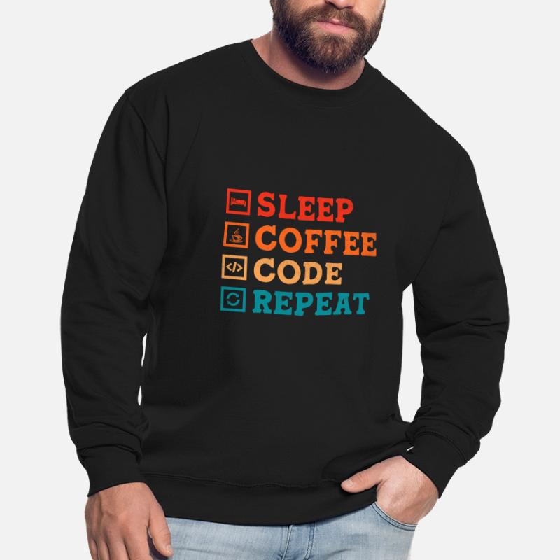 Coffee Coding Programmer Coder Developer Nerd Coff Unisex Sweatshirt