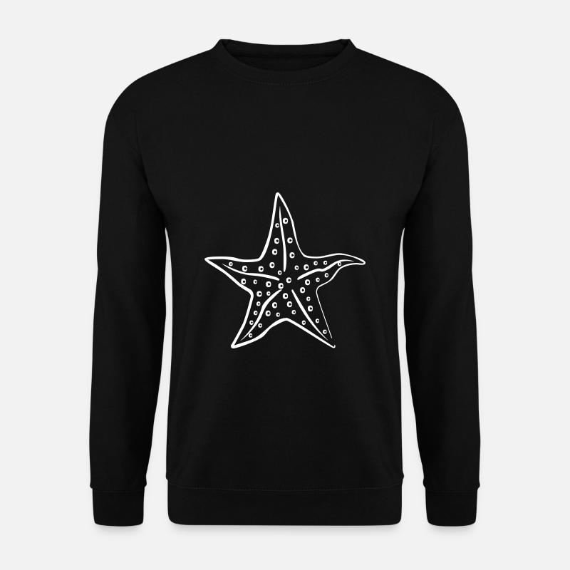 Seestern - Unisex Pullover - Schwarz