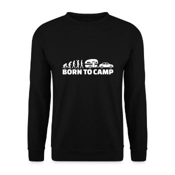 Caravane - Sweat-shirt Unisexe - noir - Devant - Alina (178cm) & Michal (187cm)