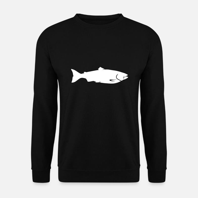 Salmon - Unisex Sweatshirt - black