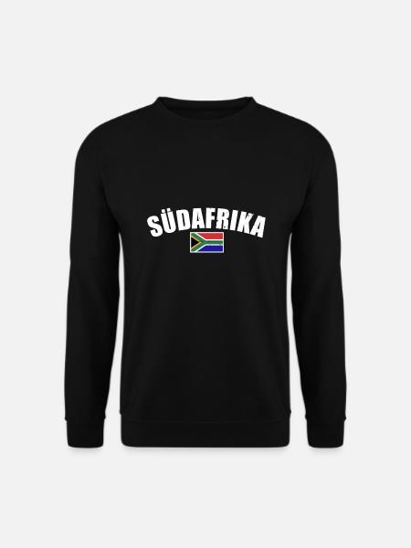Südafrika Flagge Südafrikanische Südafrikaner - Unisex Pullover - Schwarz