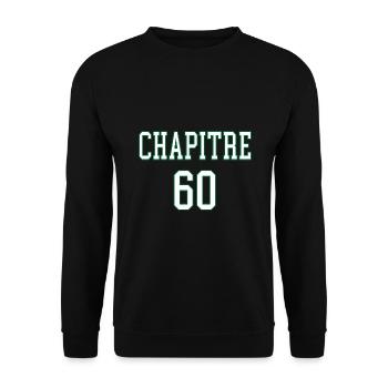 Chapitre 60 - Sweat-shirt Unisexe - noir - Devant - Alina (178cm) & Michal (187cm)