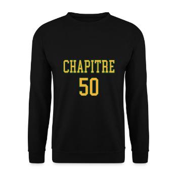 Idée cadeau anniversaire 50 ans humour livres - Sweat-shirt Unisexe - noir - Devant - Alina (178cm) & Michal (187cm)