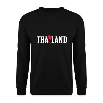 Thailand - Unisex Pullover - Schwarz - Vorne - Alina (178cm) & Michal (187cm)