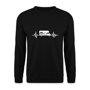 Camper - Unisex Sweatshirt - black - Front - Alina (178cm) & Michal (187cm)