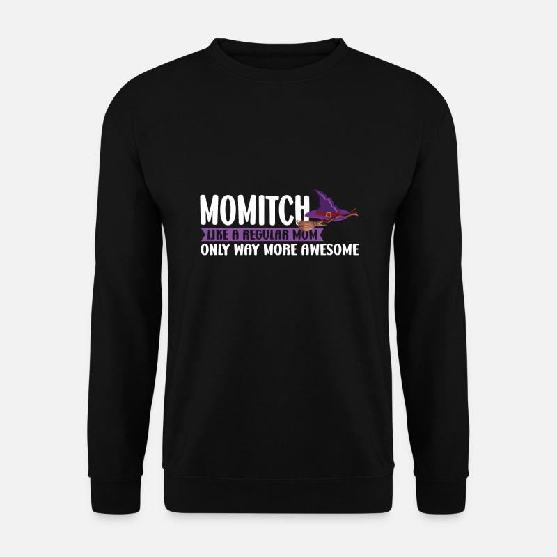 Mutter Hexe Hexe Mutter Oma Geschenk - Unisex Pullover - Schwarz