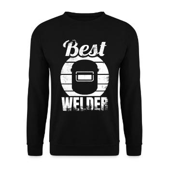 Soudeur - Sweat-shirt Unisexe - noir - Devant - Alina (178cm) & Michal (187cm)