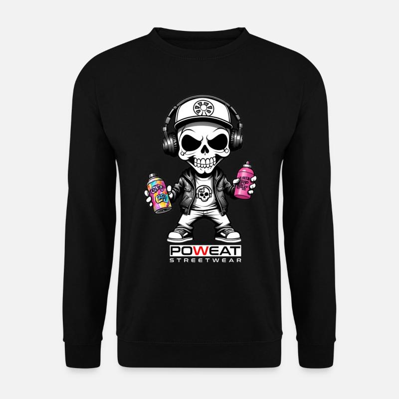 Sprayer Skull - Unisex Sweatshirt - black
