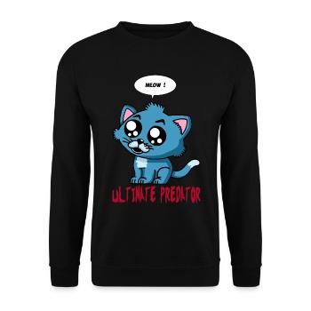 Ultimativer Perdator - Unisex Pullover - Schwarz - Vorne - Alina (178cm) & Michal (187cm)