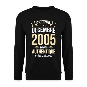 20th Anniversary - Original - December 2005 - Unisex Sweatshirt - black - Front - Alina (178cm) & Michal (187cm)