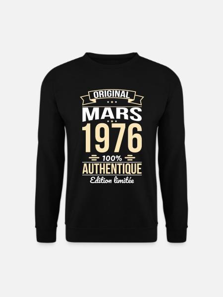 50th Anniversary - Original - March 1976 - Unisex Sweatshirt - black