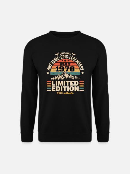 May 1978 - May 1978 - Unisex Sweatshirt - black