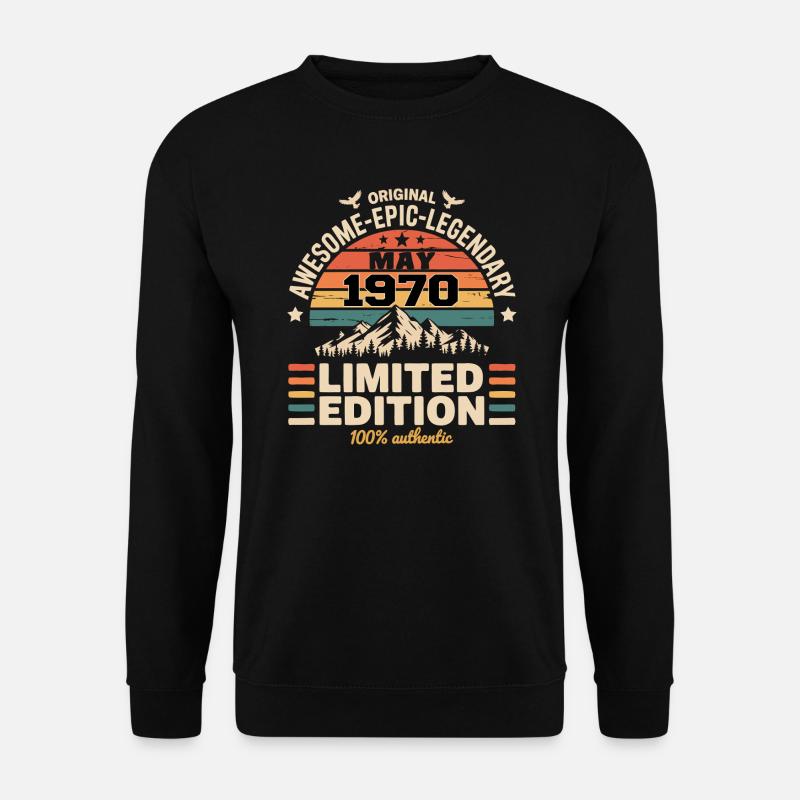 Mai 1970 – Mai 1970 - Unisex Pullover - Schwarz