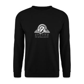 Steven Steaks - Unisex Sweatshirt - black - Front - Alina (178cm) & Michal (187cm)