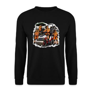 Blacktop cowgirls - Unisex Sweatshirt - black - Front - Alina (178cm) & Michal (187cm)