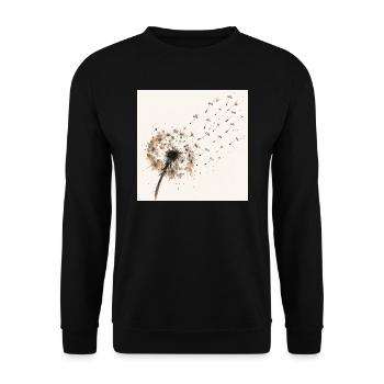 Löwenzahnwind - Neurodiversität - Unisex Pullover - Schwarz - Vorne - Alina (178cm) & Michal (187cm)
