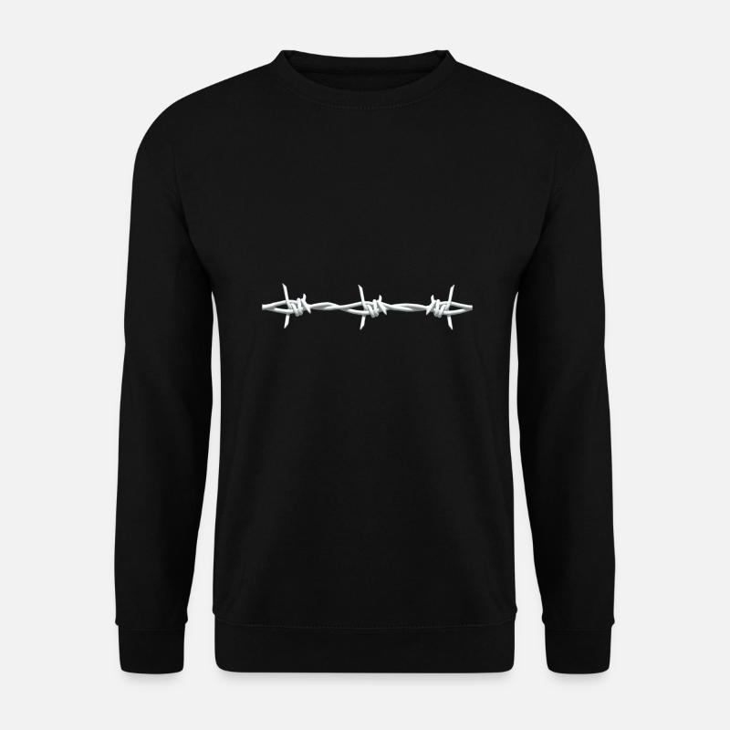 Barbed Wire - Unisex Sweatshirt - black