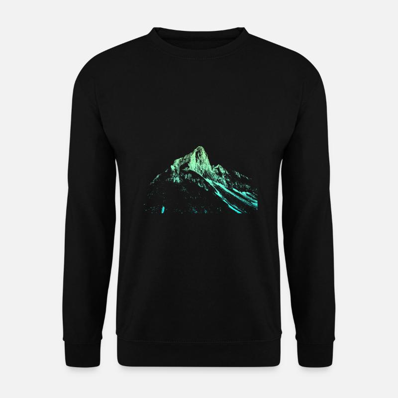 Mountain Course Silhouette - Unisex Sweatshirt - black