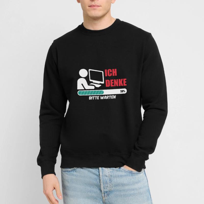 Informatiker ich denke Nerd coding Admin Geek IT Unisex Pullover