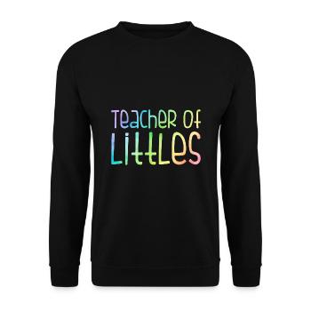 Teacher Of Littles Babysitter Daycare Provider Tea - Unisex Pullover - Schwarz - Vorne - Alina (178cm) & Michal (187cm)