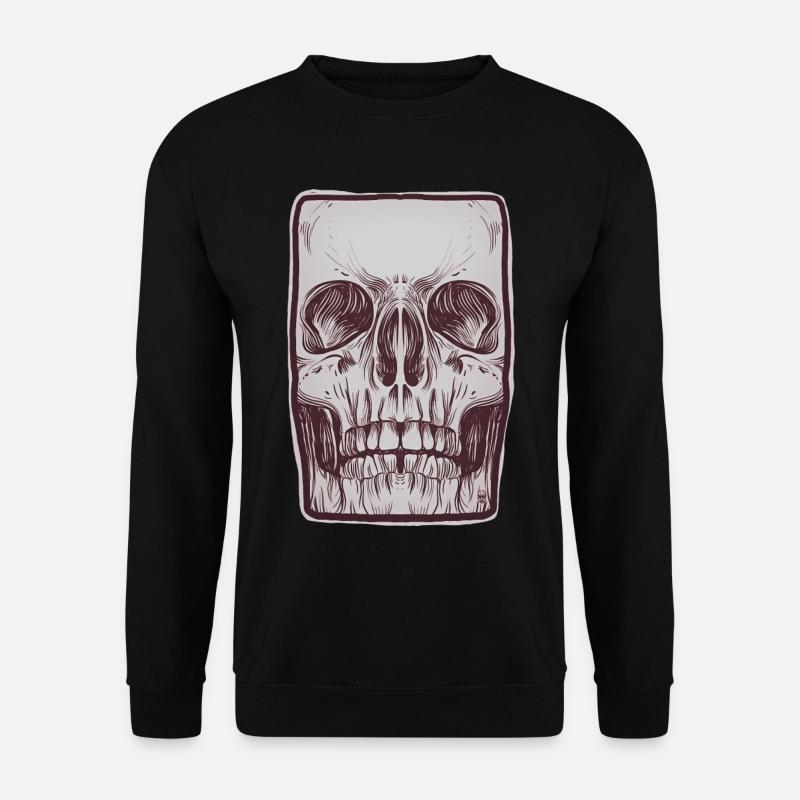 Front Skull - Unisex Sweatshirt - black