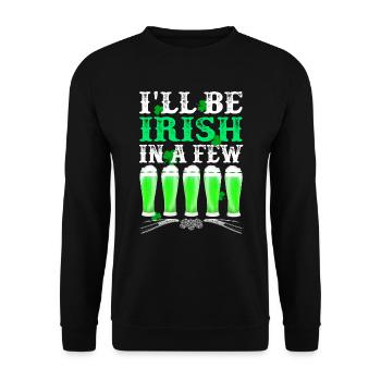 St. Patrick's Day Shenanigans T-Shirt als Geschenk - Unisex Pullover - Schwarz - Vorne - Alina (178cm) & Michal (187cm)