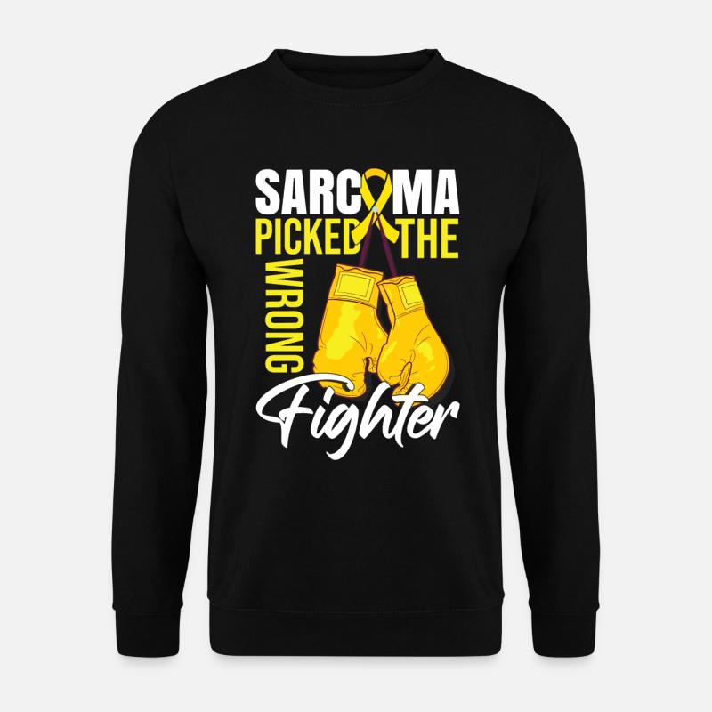 Sarkom wählte den falschen Kämpfer - Unisex Pullover - Schwarz
