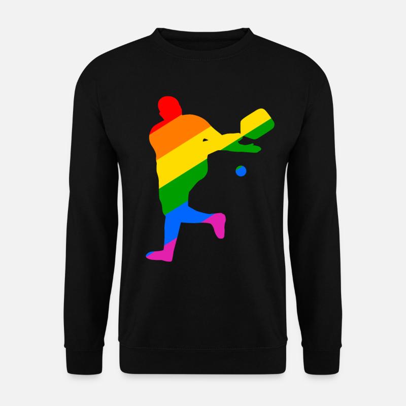 LGBTQIA+ Pickleball - Unisex Pullover - Schwarz
