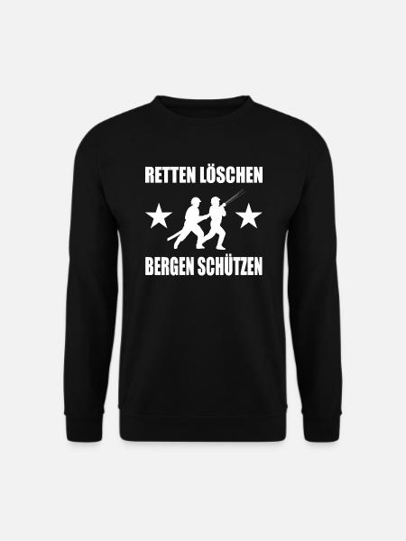 Feuerwehr - Unisex Pullover - Schwarz