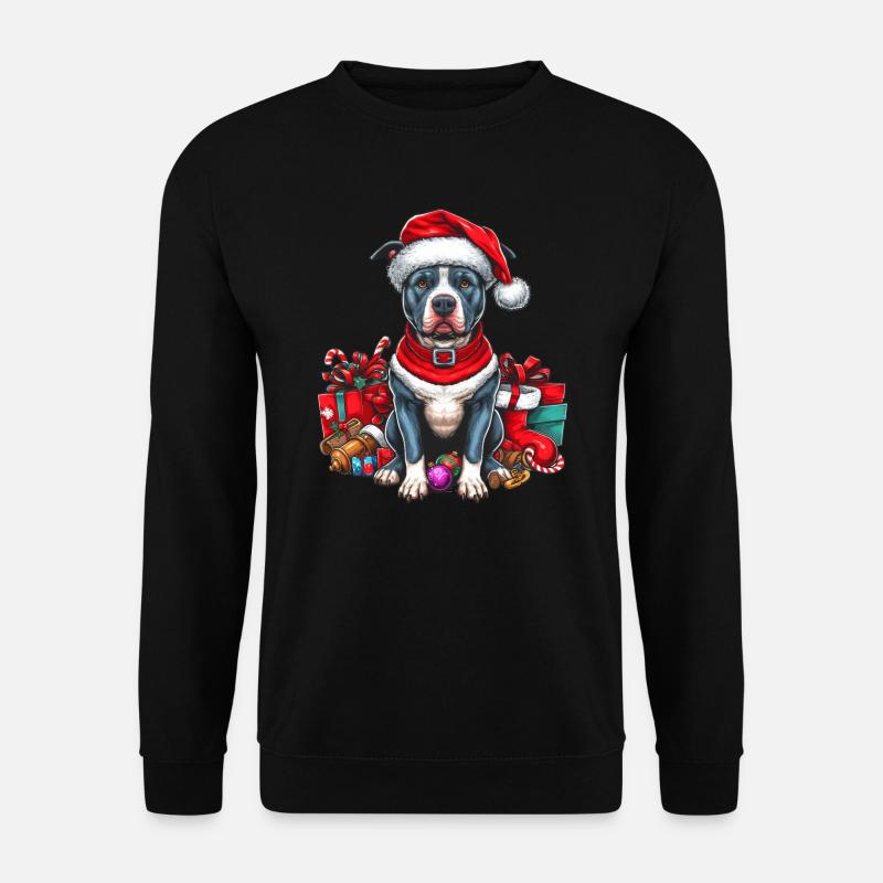 Cadeaux de Noël Pitbull - Sweat-shirt Unisexe - noir