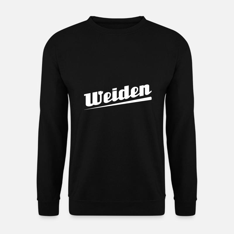 Weiden - Textdesign mit Stadtnamen - Unisex Pullover - Schwarz