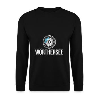 Jante d’accord Wörthersee - turquoise vintage - Sweat-shirt Unisexe - noir - Devant - Alina (178cm) & Michal (187cm)