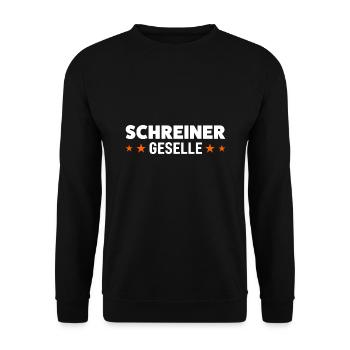 Schreiner Geselle Schreiner Geselle Geschenk - Unisex Pullover - Schwarz - Vorne - Alina (178cm) & Michal (187cm)