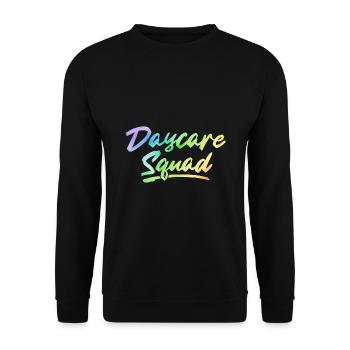 Daycare Squad Daycare Provider Daycare Teacher Pre - Unisex Pullover - Schwarz - Vorne - Alina (178cm) & Michal (187cm)