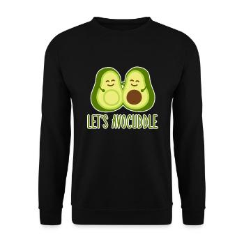 Avocado - Unisex Pullover - Schwarz - Vorne - Alina (178cm) & Michal (187cm)