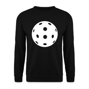 Pickleball - Unisex Sweatshirt - black - Front - Alina (178cm) & Michal (187cm)