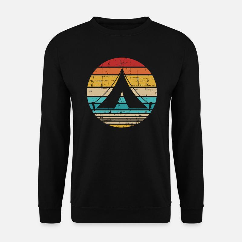 Camping - Unisex Pullover - Schwarz