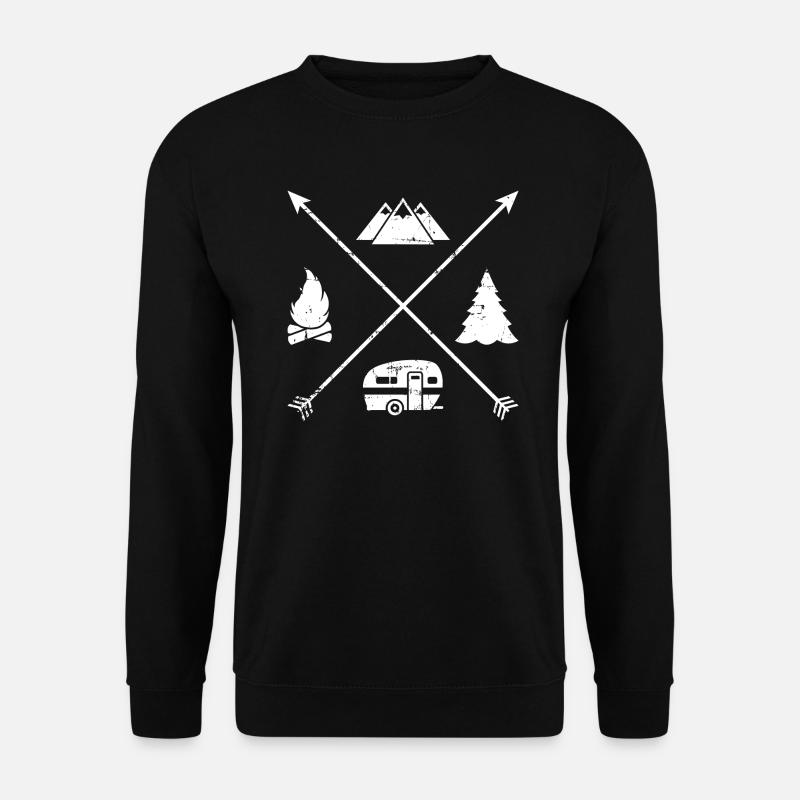 Wohnwagen - Unisex Pullover - Schwarz