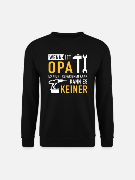 Opa - Unisex Pullover - Schwarz