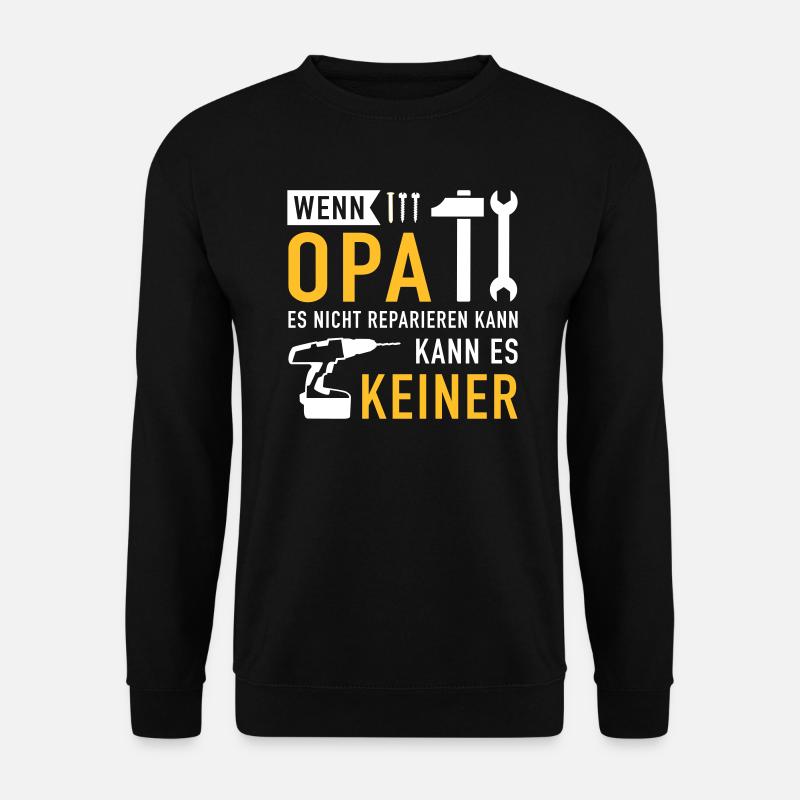 Opa - Unisex Pullover - Schwarz