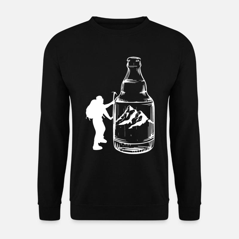 Beer - Mountain - Climbing - - Unisex Sweatshirt - black