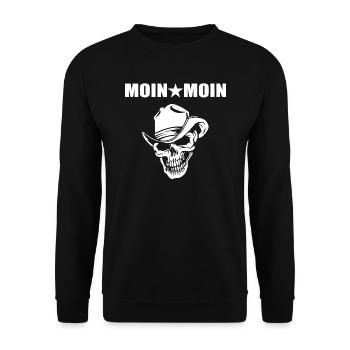 Moin - Unisex Pullover - Schwarz - Vorne - Alina (178cm) & Michal (187cm)
