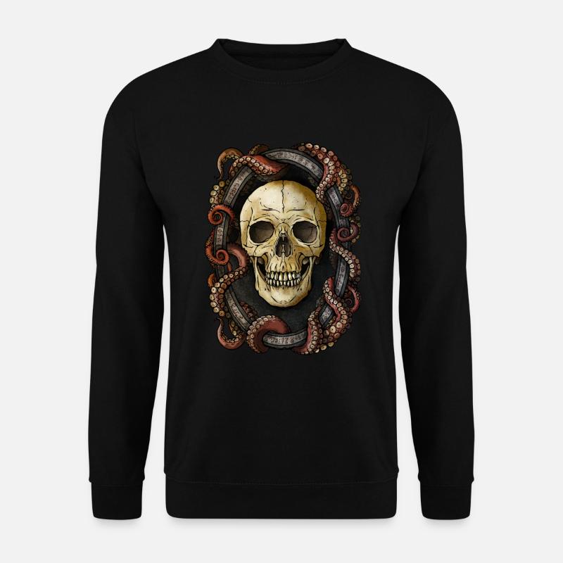 Skull Tentacles - Unisex Sweatshirt - black
