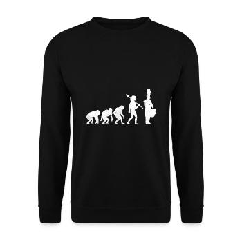 Corps de tambours évolution fanfare tambour musique Perc - Sweat-shirt Unisexe - noir - Devant - Alina (178cm) & Michal (187cm)